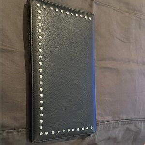 Black Studded Wallet
